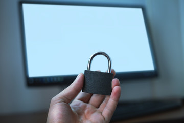 Canvas Print - internet security
