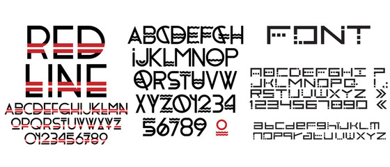 Poster - Three sets of Alphabet letters,numbers and punctuation marks