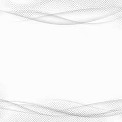 Wall Mural - abstract transparent halftone lines modern background