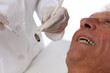 © dream@do - Senior male patient in a dental clinic. Oral health care concept