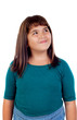 © Gelpi - Adorable girl with eleven years old looking up