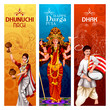 Happy Durga Puja India festival holiday background