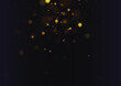 Gold abstract bokeh background. Vector illustration