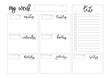 © melanjurga - weekly planner blank template