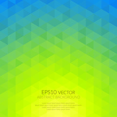 Poster - Abstract background in shades of green. Fresh summer shades of colors.