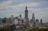 Fototapeta  - Chicago downtown from westside