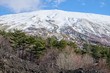 Snovy Volcano Etna National Park, Sicily