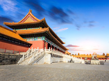 Forbidden City In Beijing,China