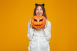 © Drobot Dean - Funny teenage schoolgirl in uniform