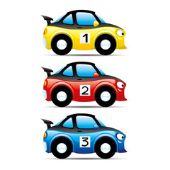 Sticker - Set of cars.