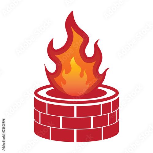 Vector Outdoor Fireplace Design Buy This Stock Vector And