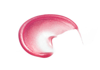 Wall Mural - Lip gloss isolated on white 