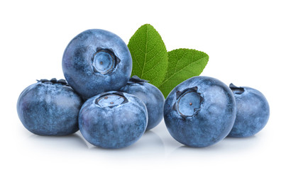 blueberry isolated on white background