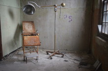 Abandoned Hospital With Medical Equipment 