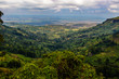 View from the Sipi falls in the Mount Elgon national park in Uganda