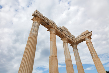 Wall Mural - Columns of an ancient Greek temple, ruins