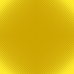 Poster - Abstract halftone dot pattern background - vector illustration from yellow circles in varying sizes