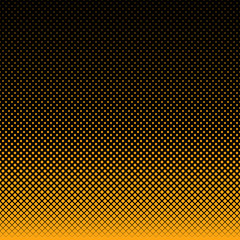 Poster - Geometric halftone square pattern background - vector illustration from squared dots in varying sizes