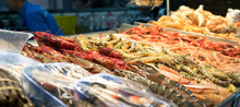 Fresh Fish Market In Canary Islands, Spain