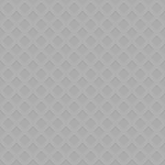 Poster - Seamless perforated square pattern texture background - spatial geometrical vector graphic from negative diagonal square shaped holes with shadow effect