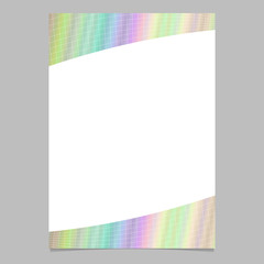 Poster - Abstract colorful grid brochure template background design - vector flyer graphic on white background