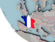© harvepino - France with flag illustration