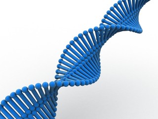 3d render of dna structure, abstract background
