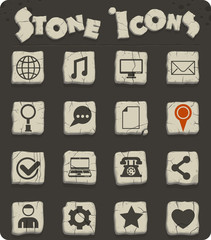 Wall Mural - social media icon set