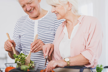 Wall Mural - Vegetarians couple have a good time