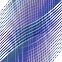 Poster - Abstract modern background - artistic  design from curved angular stripes
