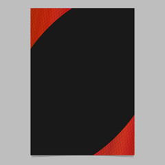 Poster - Abstract gradient curved grid brochure, flyer template - vector poster background design