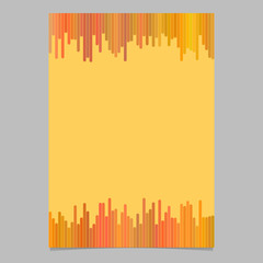 Poster - Geometrical abstract page, brochure template - blank vector flyer background design with vertical stripes