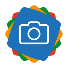 Sticker - App Icon bunt - Fotografie