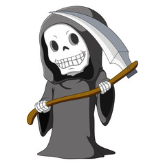 Sticker - Cute grim reaper