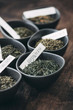 © Ina Peters Photographie/Stocksy - Food: Different sorts of Japanese green teas in bowls