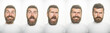 © Volodymyr - emotion set of bearded man