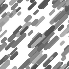 Poster - Geometrical seamless random rounded diagonal stripe pattern background - vector graphic design