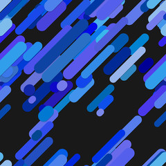 Poster - Seamless modern random rounded diagonal stripe pattern background - vector illustration