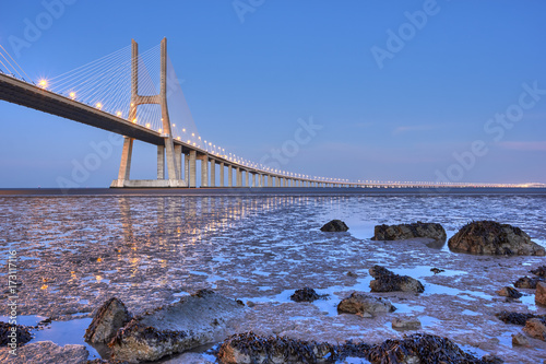 Zdjęcie XXL Most Vasco da Gama, Lizbona, Portugalia