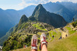 Visiting Machu Picchu in Peru