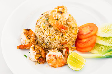 Sticker - Fried rice with shrimp