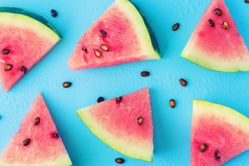 Wall Mural - Watermelon slice popsicles