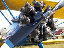 Classic Plane Engine Detail