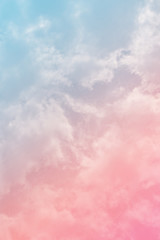 sun and cloud background with a pastel colored