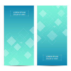 Wall Mural - minimal covers or banner design. abstract geometric background with connected lines and dots, vector