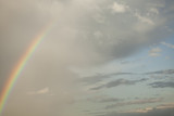 Fototapeta Tęcza - Rainbow in the sky