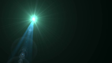 Wall Mural - lens flare light over background with 4k video.beautiful lens flare effect.colorful digital lens fla