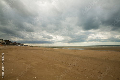 Ciel Orageux Sur La Plage De Villers Sur Mer Buy This