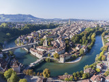 Fototapeta  - Luftaufnahme von der Berner Altstadt