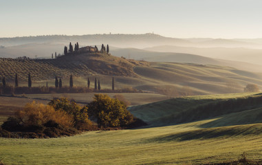 Sunrise over Tuscany, Italy